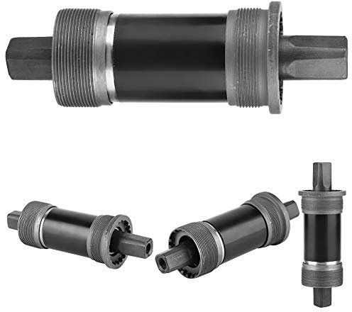 Zerodis Fahrradteile-Zubehör, Fahrrad-Innenlager, Quare-Loch-Achse, Fahrradteile für Quadratische Konische Spindelkurbel (68X124,5L)