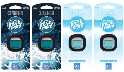 Fresh & More Auto-Lufterfrischer Clips (4er Mix Pack je 4ml)