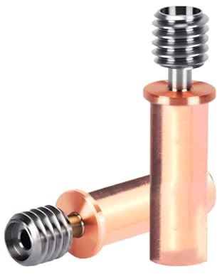 BZ 3D Kobra 2 BiMetall Heatbreak,Upgrade Kupfer+Titanlegierung All Metal Bi-Metall Heatbreak für Kobra 2,Kobra 2 Max,Kobra 2 Neo,Kobra 2 Pro,Kobra 2 Plus 3D Drucker Hotend.(2 Stück)
