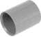 32mm Solvent Waste PVC Pipe Fitting Straight Coupling Adapter-Grey (Pack of 5)