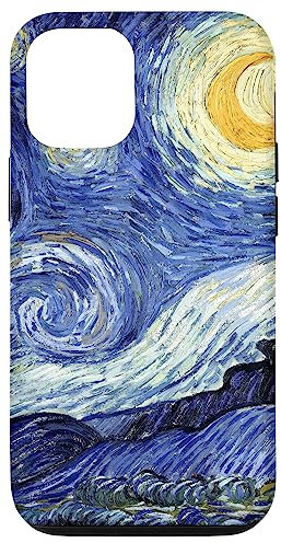 Van Gogh Starry Night Modern Art Oil Painting Phone Cover Case for iPhone 12/12 Pro