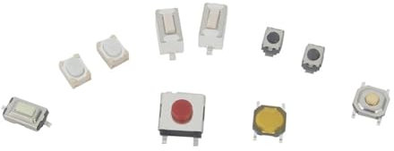 250 uds/1 juego 10 tipos de tableta de Control remoto de coche interruptor de botón táctil las llaves del coche botón microinterruptor táctil con caja