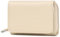 RRANCharltu Porte Monnaie Femme, Portefeuille Femme Cuir Blocage RFID Petit Portefeuilles et Porte-Cartes avec Fermeture éclair Poche à Monnaie, Crème