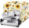 Drnuikhe Meat Slicer Dust Cover,Food Slicer Cover,with Storage Pockets and Top Handle Sunflower Pattern Home Kitchen Decoration Accessories