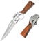 VPOUERY Coltello pieghevole Omesio Tant coltello tascabile pieghevole sottile in nero atti di coltelli da caccia