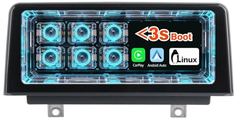 Kabelloses CarPlay Android Auto Autoradio Linux NBT System Radio Schnellstart Upgrade iDrive Multimedia Autoempfänger Nachrüstsatz Original für BMW 1er/2er/3er/4er F20/F21/F22/F30 (2013–2016)