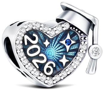 KEQ Abalorio ondulado de cristal de Murano, Colgante Transparente para Pulsera y Cadena para Mujer, Flor Charms de Plata 925,Abalorio Compatible Pandora Gnoce y Trollbeads
