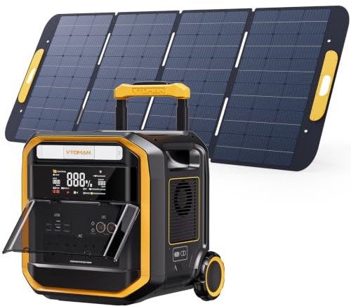 VTOMAN FlashSpeed Pro 3600 Portable Power Station with 400W Solar Panel