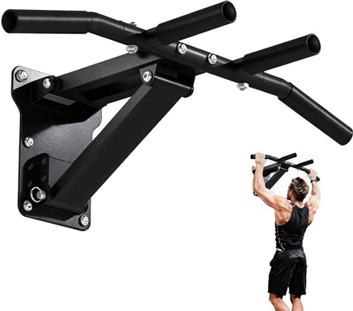 GuuG Klimmzugstange Wand Klappbar Home Gym Wall Mounted Pull Up Bar
