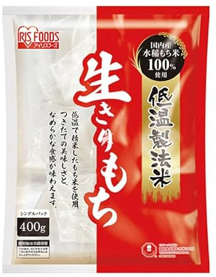 Iris Foods Low-Temperature Produced Kirimochi Japanese Rice Cake (Individual Package) Kiri Mochi Japan Traditional Savoury Snack 400g