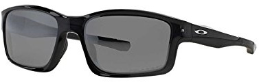 Oakley Mens Chailink OO9247-09 Polarized Ractangular Eyeglasses, Black Ink, 57 mm