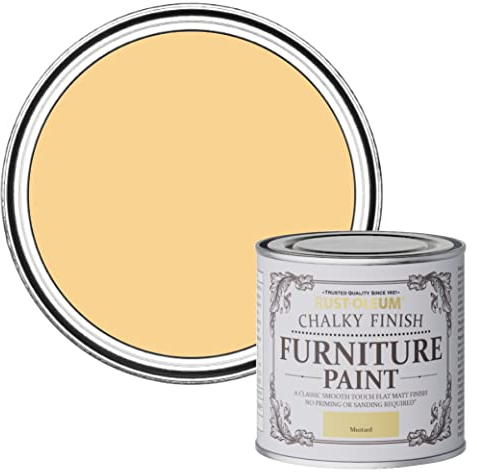 Rust-Oleum AMZ0017 Chalky Furniture Paint Mustard 125 ml