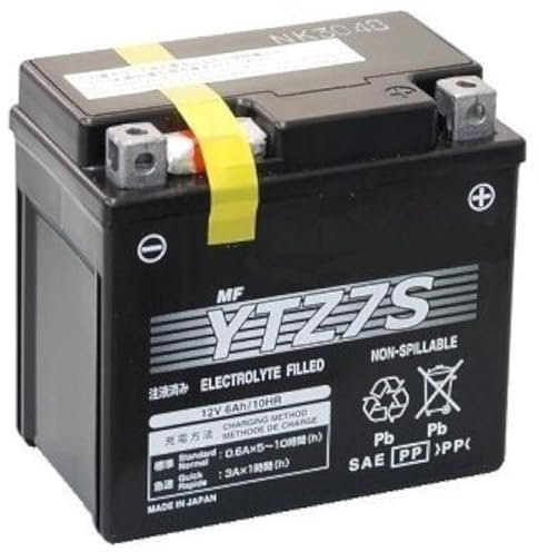 Motorrad-Batterie 12 V 10 Ah TOPCAR – YT12B-4
