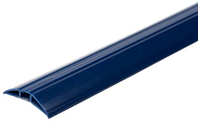 Certeo Kabelbrücke aus Kunststoff, Toploader blau, Länge 1,5 m - Fahrbahnschwellen Cable Covers Duct