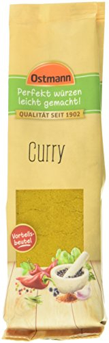 Ostmann Curry 1 x 80 g Currypulver indische Gewürz-Mischung, Curry-Gewürz, für leckeres indisches oder asiatisches Curry, Nudeln, Reis & Wok-Gemüse, Menge: 1 Stück