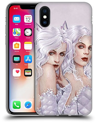 Head Case Designs Licenciado Oficialmente Selina Fenech Hermanas de Plata Hadas Carcasa de Gel de Silicona Compatible con Apple iPhone X/iPhone XS