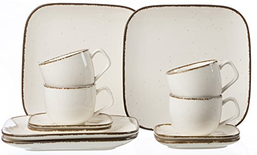 Ritzenhoff & Breker Kaffeeservice Casa, 12-teilig, Creme, 33 x 33 x 18 cm