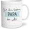 OWLBOOK® Bester Papa der Welt Tasse | Geschenke für Papa zum Geburtstag Vatertag als Geburtstagsgeschenk Vatertagsgeschenk | Kaffeetasse Vater Keramik 300 ml