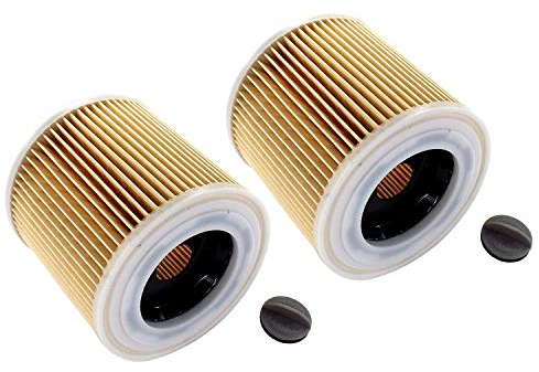 AISEN 2x Patronen-Filter für Kärcher SE 4001 4002 Waschsauger, WD 2.200, WD 3.200, WD 3.300 M