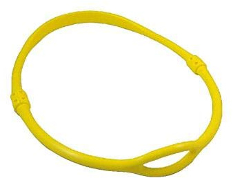 Problue Necklace Lange Accessoires, Erwachsene, Unisex, Gelb (Gelb), 81 cm