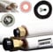 DIMSTAL 2x 4m 3/8+5/8 Zoll Kupferleitungen Kältemittelleitungen für 24000 BTU Split Klimageräte, Montage-Kit mit Zubehör (2x4m für 24000 btu)