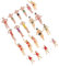 chiwanji 20Pcs Menschen Figuren Miniaturen für Modellbau 1:50