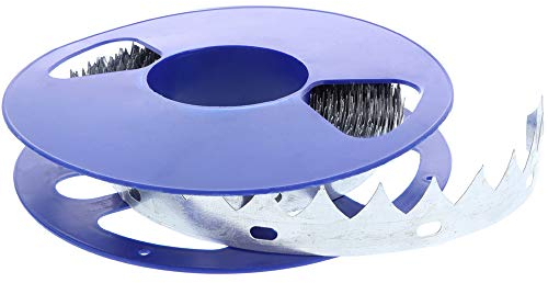 foto-kontor 20m Bandstacheldraht auf der Rolle S-Draht Natodraht Stacheldraht 30mm Klingen mit Ösen