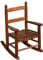 Schaukelstuhl, Relaxstuhl Kinder-Schaukelstuhl aus Holz, Kinder-/Kleinkind-Terrassen-/Veranda-Rocker für Kinder im Alter von 3–6 Jahren, Kinderzimmer, Jungen und Mädchen, massives Hartholz, belastbar