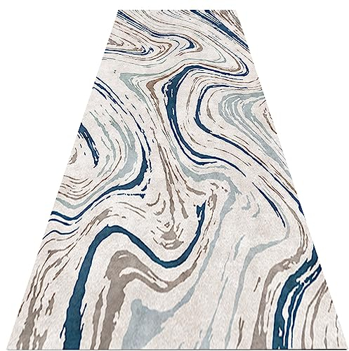 Teppich Läufer Flur Rutschfest Flurläufer, moderner weicher Teppichläufer, 100 cm, 1,5 m, 2 m, 250 cm, 300 cm, 4 m, 5 m, 6 m, lange Teppiche, rutschfeste, schmale Teppiche mit Gummirücken für Korridor