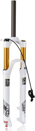 26 27,5 29 Zoll Fahrradgabel Ultraleichte MTB-Luftgabel Aus Legierung Zugstufeneinstellung QR-Reise 100 Mm Gerade/Konische Rohrvordergabel C,29in