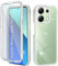 Funda para Redmi Note 13 4G Carcasa Antigolpes 360 Grados Protección con Protector de Pantalla Integrado Robusto Doble Cara Ultrafina Transparente Bumper Carcasa para Xiaomi Redmi Note 13 4G, Clear