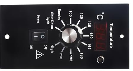 VUIUYOIES Kit de termostato Digital para Barbacoa, Accesorios para Barbacoa, Herramientas, Kit de termostato Digital, Kit de termostato para Barbacoa, Kit de termostato portátil, Mostrar