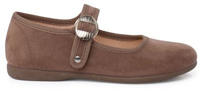 Pisamonas Mercedita Bamara Hebilla Japonesa Talla 39 Color Topo