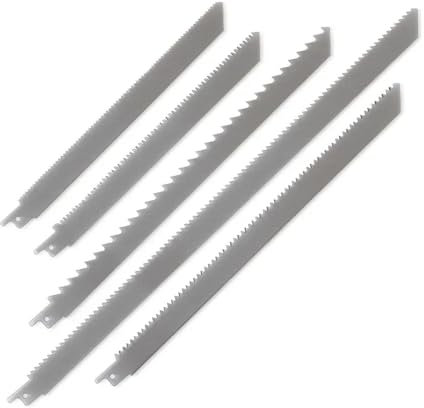 Säbelsägeblatt aus Edelstahl für schnelles Schneiden von Holz, Metall, gefrorenem Fleisch/Knochen, 225 mm/300 mm/400 mm (F)