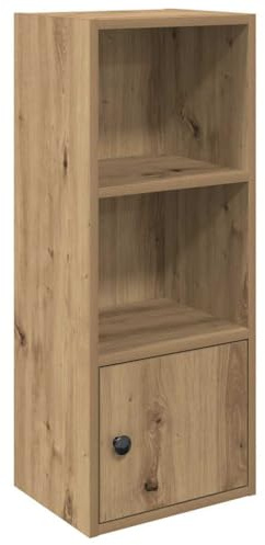 vidaXL Bookcase Artisan Oak 31x24x77 cm Engineered Wood