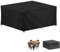 LAMUNI Housse Salon de Jardin 140x100x75cm Housse de Protection pour Meubles de Jardin, 420D Oxford Tissu Housse Table de Jardin Imperméable Bache Salon de Jardin Exterieur, Anti-UV, Rectangulaire