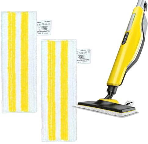 Panni di ricambio per pulitore a vapore Kärcher – [set da 5] – Compatibile con Kärcher Easyfix modelli SC1, SC2, SC3, SC4, SC5