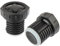 2 PCS Vacuum Insulated Beverage Stopper Pico de Mate Replacement Part For THERMOSS Stainless Classic Vacuum Insulated Wide Mouth Bottle Parts Shop Replacement Thermo s Stopper (40 Ounce Black)