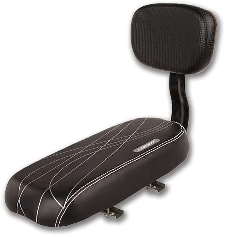 LIBRNTY Sedile Posteriore Bicicletta,Seggiolino Bici Posteriore per Bambini,PU Spugna in Pelle Morbido Cuscino Posteriore Rack Seat per Ragazza Donna Uomo Bambino (B001)