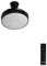 CREATE / WIND CLEAR S/Ventilador de techo con luz negro con mando / 40W, Ø91 cm, temporizador, 6 velocidades, aspas retráctiles, 3 temperaturas de luz, función verano-invierno
