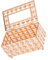 Cabilock Boîte Carton Métallique Porte Serviette pour Salle De Bain Support De Serviette Soin du Visage Adultes Boite Mouchoir Décor De Bureau Rose Gold Cristal