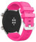 NoveltyThunder Compatible with Radley London Series 5/6/7/11/19/20 Soft Replacement Silicone Strap Sports Band (Hot Pink)