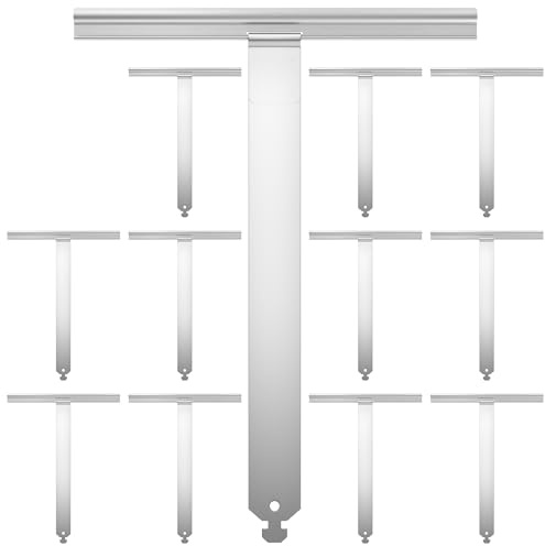 Zalava 12 Pcs Attache Tablier Volet Roulant en Acier Inox Pour Lame 14mm | 150*190mm Ressort de Suspension à Clipper/Visser Compatible avec Volet Roulant de Tube Octo,Deprat,ZF,Hexa