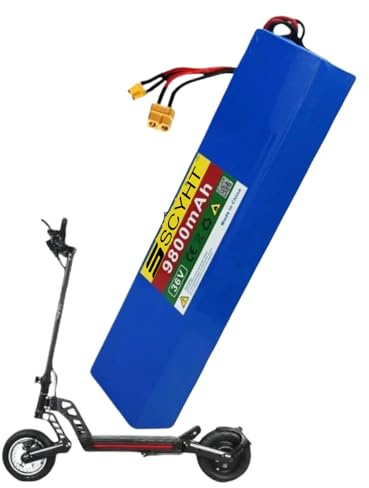 SSCYHT Lithium-Akkupack für Elektroroller, 10S3P, 36 V, 9800 mAh, im Inneren des Li-Ionen-Akkus mit XT60+XT30-Schnittstellenstecker für modifiziertes Motorkit für Elektroroller