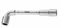 Stanley 1-13-390 Clé à pipe débouchée 6 x 12 pans 32 mm