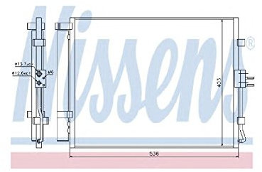 Nissens 940217 Kondensator, Klimaanlage