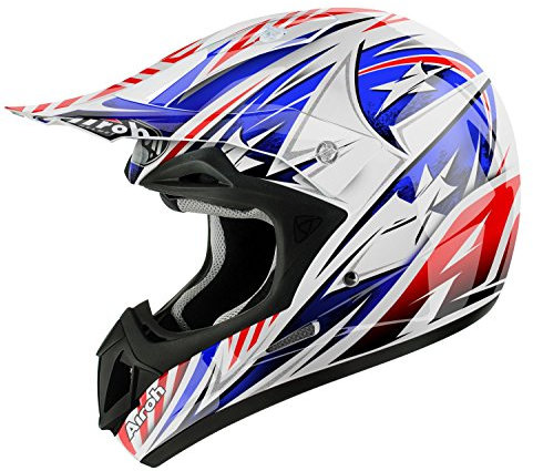 Airoh JAT38 Motorrad Helm Jumper, Größe : 60 cm, Blau