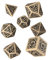 Q-Workshop CER18 - Celtic 3D Dice Beige/Black (7)