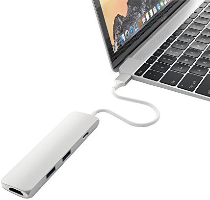 LMP 16061 Hub USB 3.0 Gehäuse aus Aluminium Silber