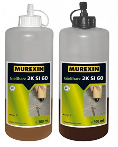 Murexin Gießharz SI60, 600ml, Komp. A+B, Epoxidharz, Rissharz, Silikatharz